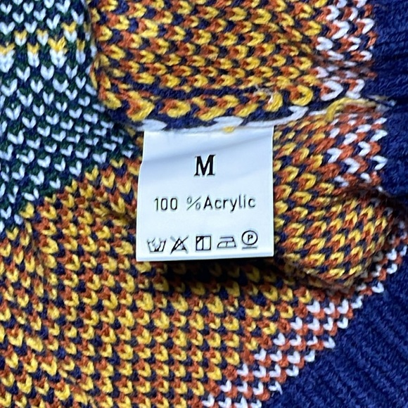 NEW Golden Autumn Sweater - Fall Golden Retriever Fair Isle Knit - KJP Blue - Picture 5 of 8